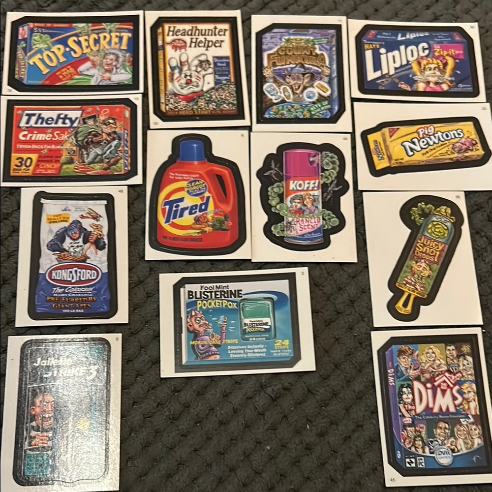 13 wacky package 📦 Trading Cards